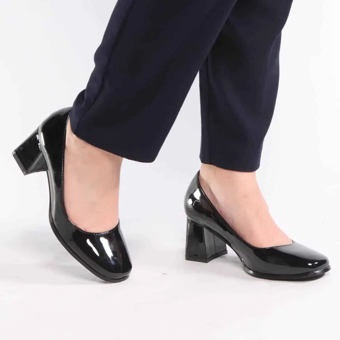 Lara – Escarpin À Talon Large