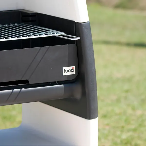 Tuozi Ego Blanc Barbecue Fixe D’extérieur 60 X 47 X 195 Cm