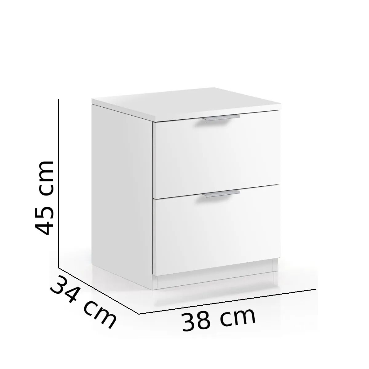 Ward Table De Chevet Blanc