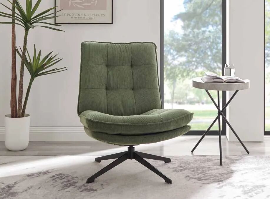 Nanou Fauteuil Pivotant - Vert