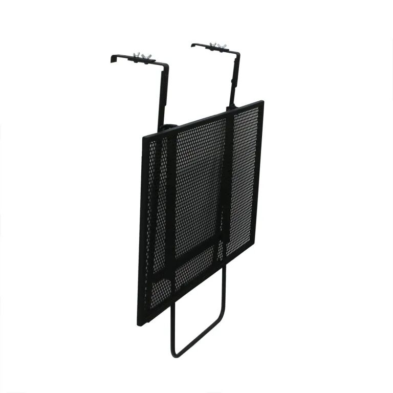 CLARA table de balcon pliable noir 60.5x40x50 cm thumbnail 4