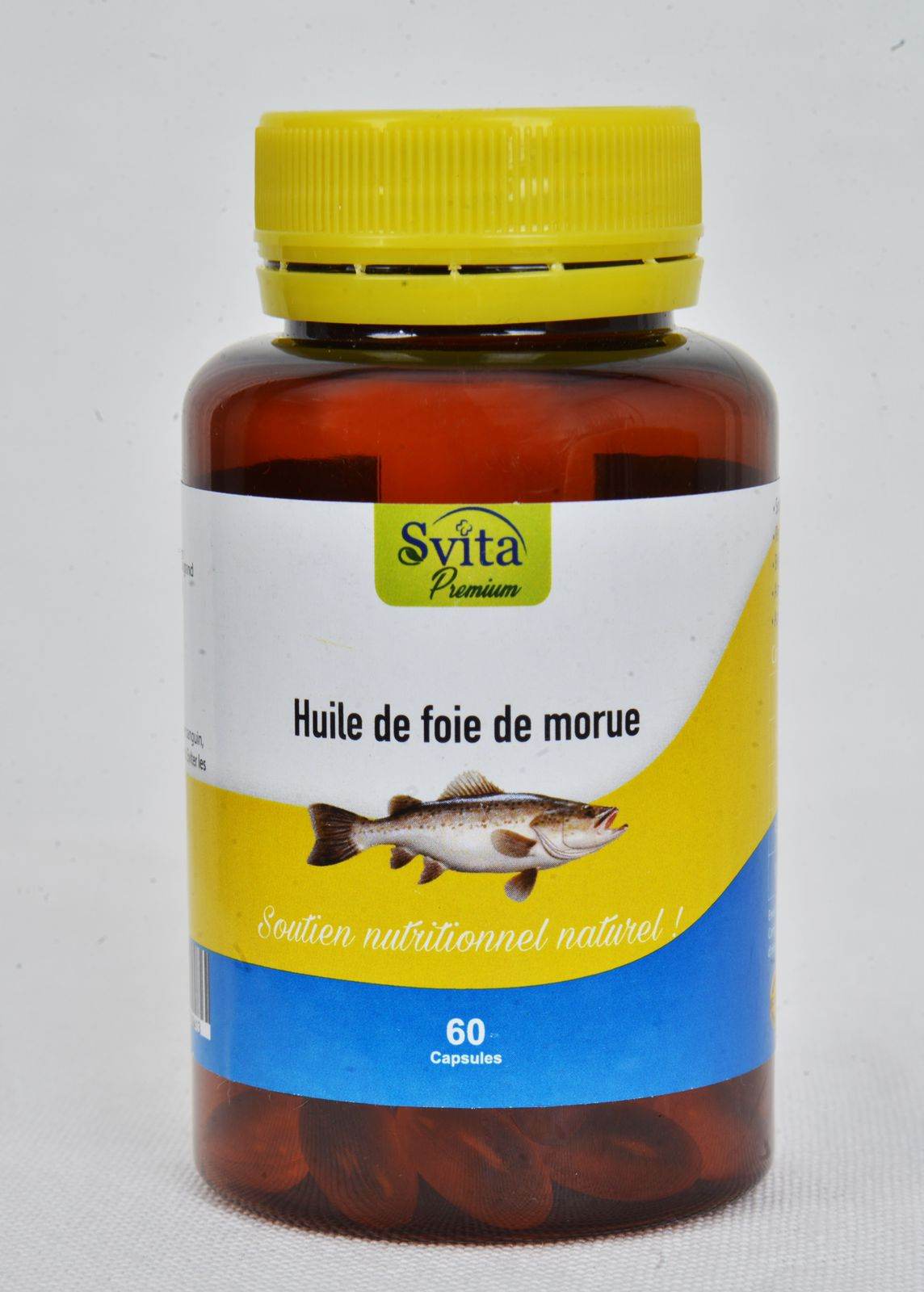Svita Premium Huile de foie de Morue 60 Capsules