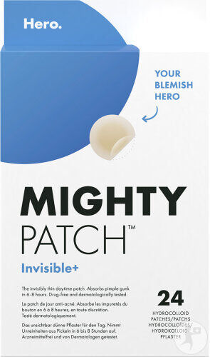 Mighty Patch Invisible+ 24 Pièces Patchs Anti-acné Ultra-fins Transparents Jour