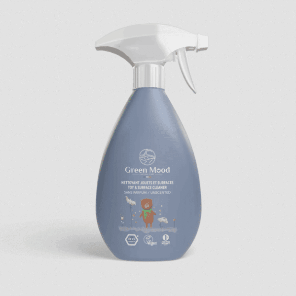 Bébé Nettoyant Jouets & Surfaces Spray 500ml Écologique Hypoallergénique Désinfectant