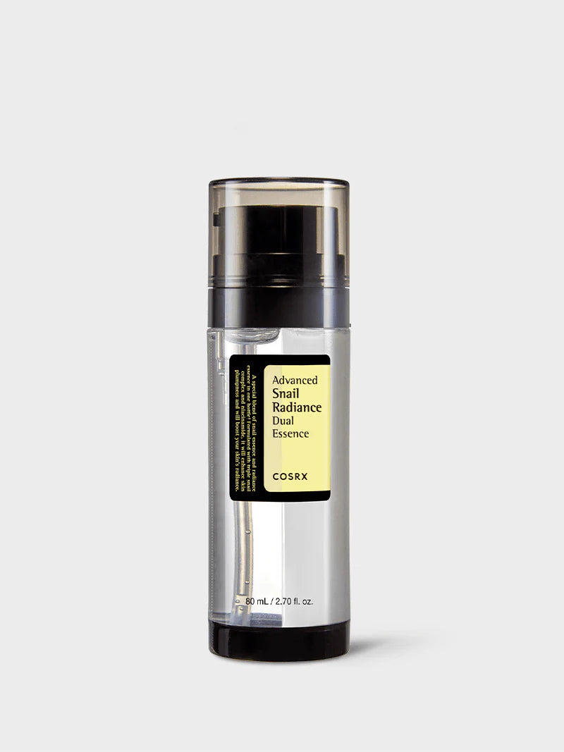 Advanced Snail Radiance Dual Essence 80ml Essence Visage Éclat Hydratation Anti-Âge