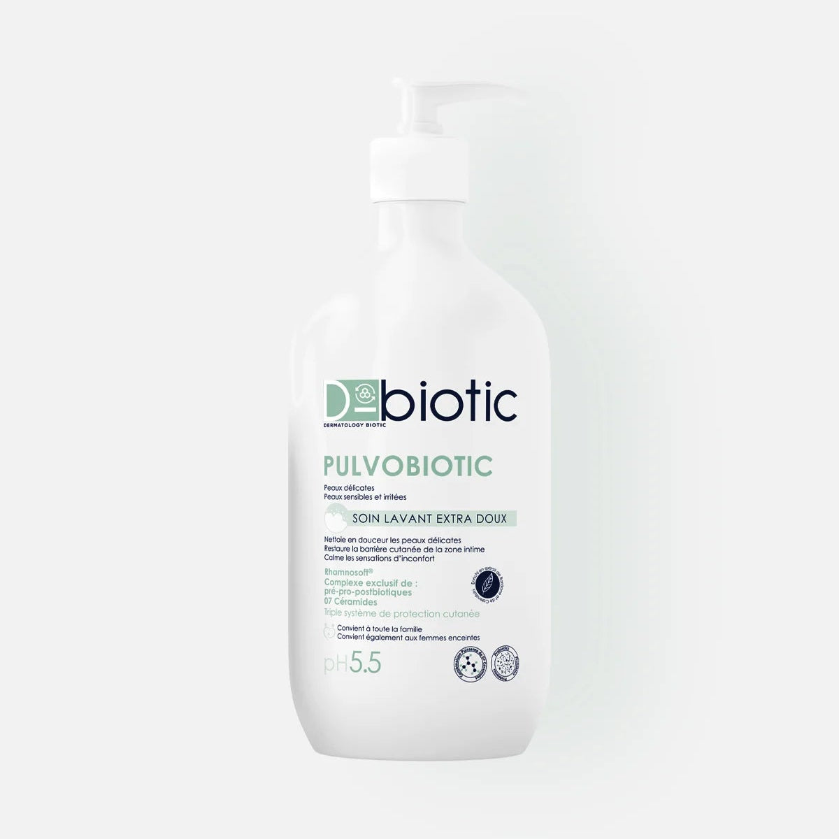Pulvobiotic Soin Lavant Extra-doux Ph 5.5 - Gel Douche Peaux Sensibles Probiotiques