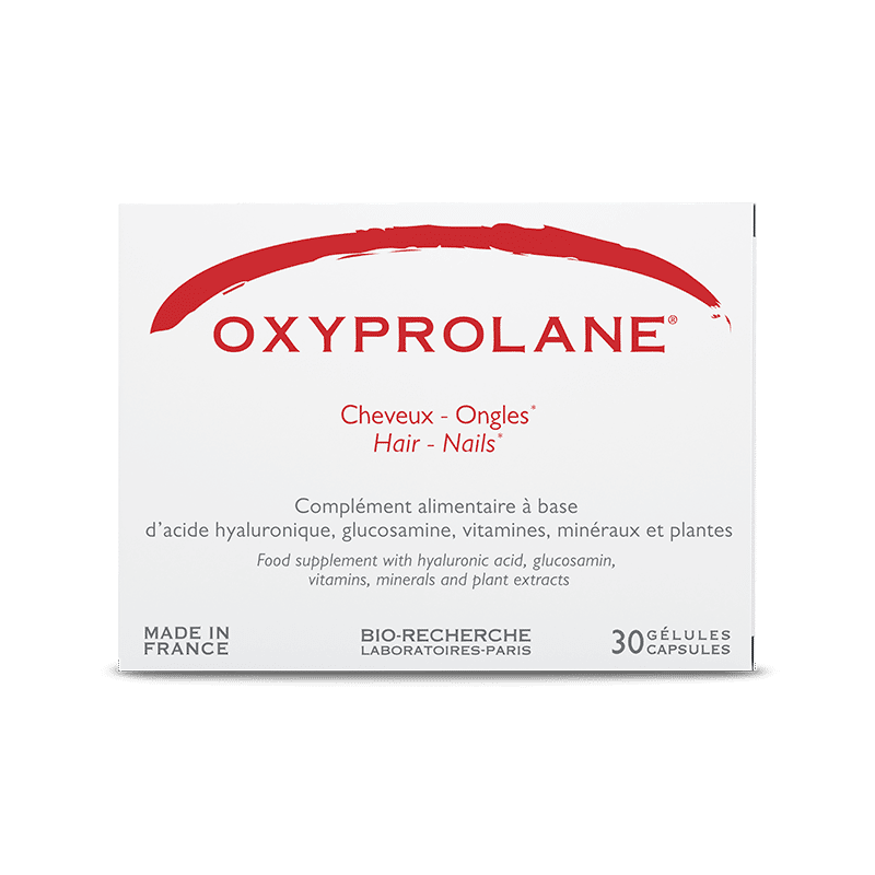 Bio Recherche Oxyprolane Cheveux & Ongles 30 Gélules Complément Alimentaire Pousse Cheveux Fortification Ongles