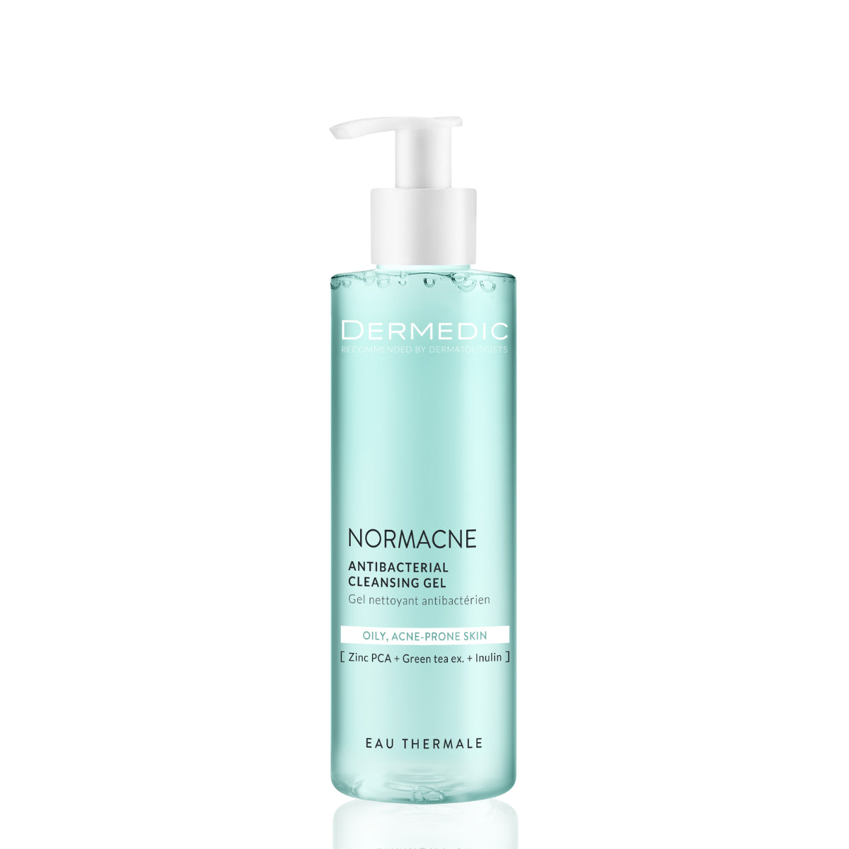 Normacne Gel Nettoyant Anti-Bactérien 200ml Gel Nettoyant Acné Peaux Grasses Imperfections