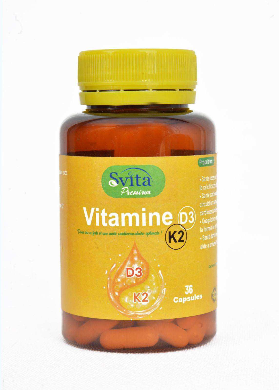 Vitamine D3 K2 36 Capsules