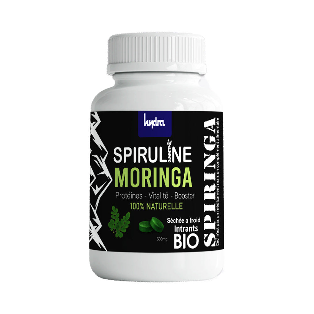 Spiruline Moringa Hydra - 500 mg