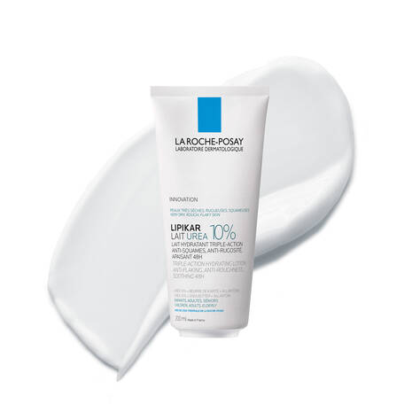 Lipikar Lait Urea 10% Lait Corporel Lissant Anti-Desquamation Peaux Rugueuses
