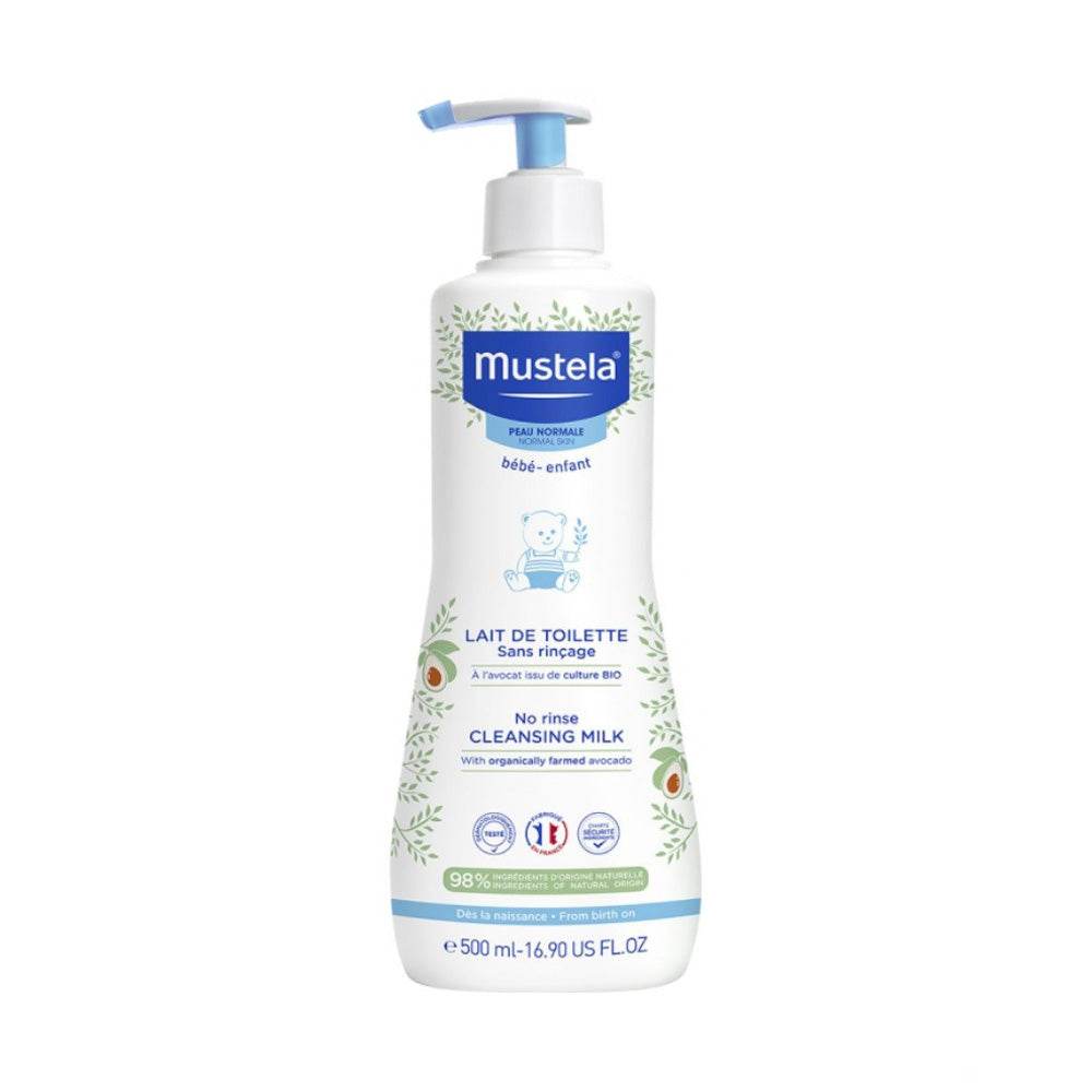 Mustela Lait De Toilette Sans Rinçage à L'avocat BIO
