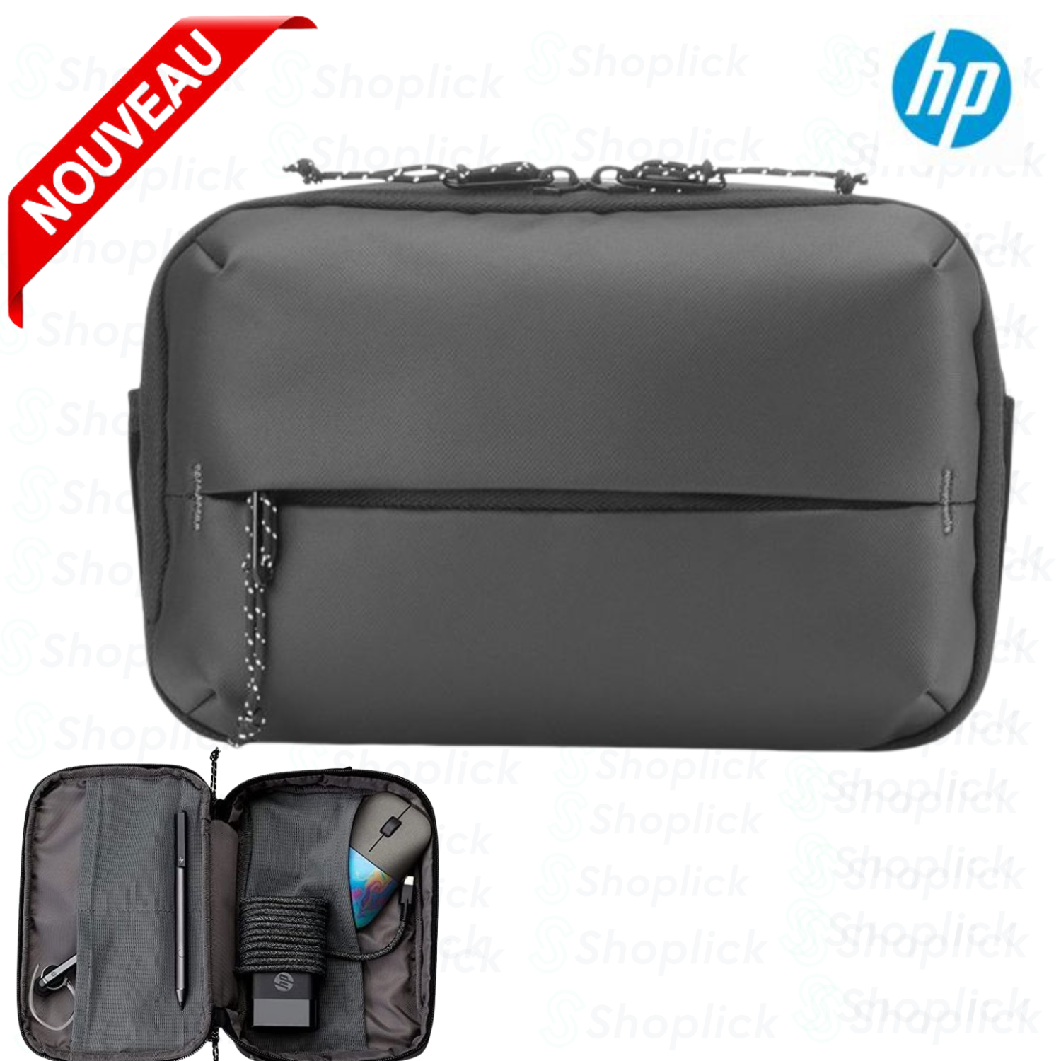 Pochette Hp  pour accessoires PC poches organisateur imperméable et robuste thumbnail 1