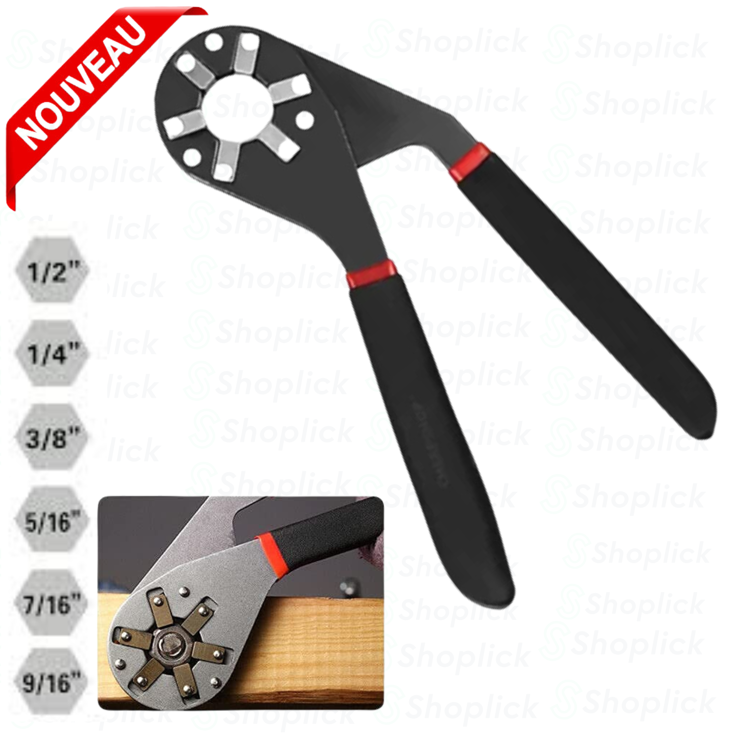 Clé Réglable Universelle 8 et 6 : Une Solution Polyvalente pour Vos Travaux thumbnail 1