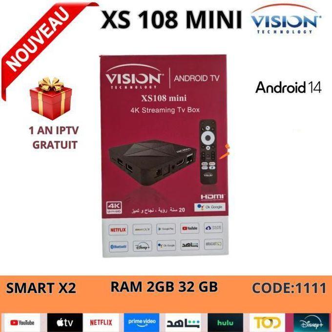 Smart TV Box - Vision - XS 108 mini PLUS - Android 14 - 4K - 32 Go de stockage thumbnail 3