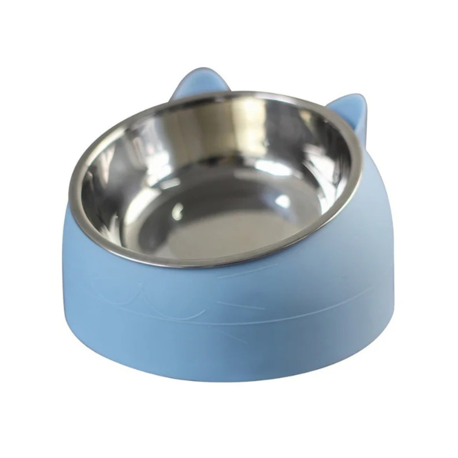 Pet Bowl Stainless Steel Inclined Design