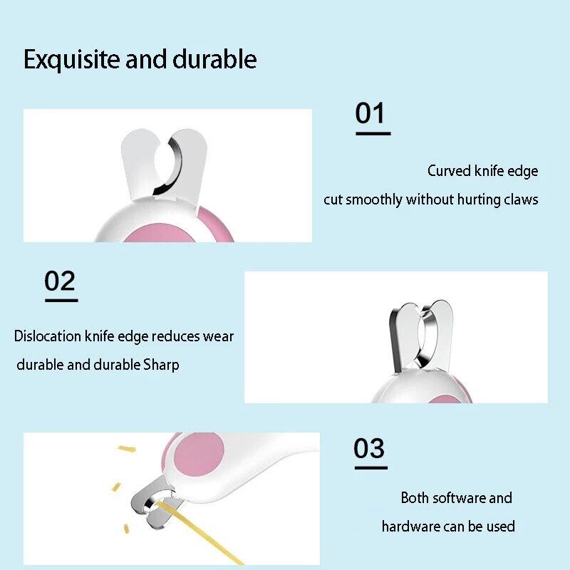 Pet Nail Clipper with Built-in LED Light thumbnail 3