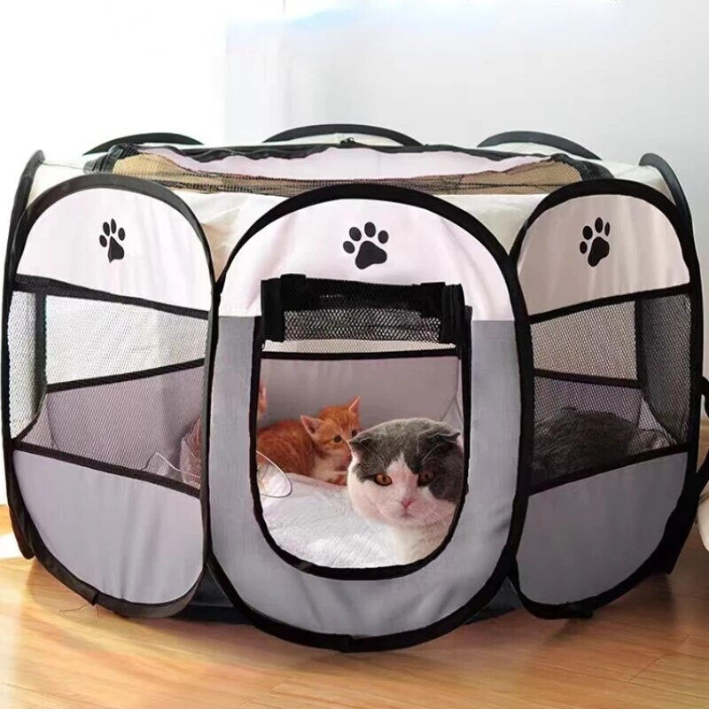 Pet Tent Octagonal Portable Foldable thumbnail 1