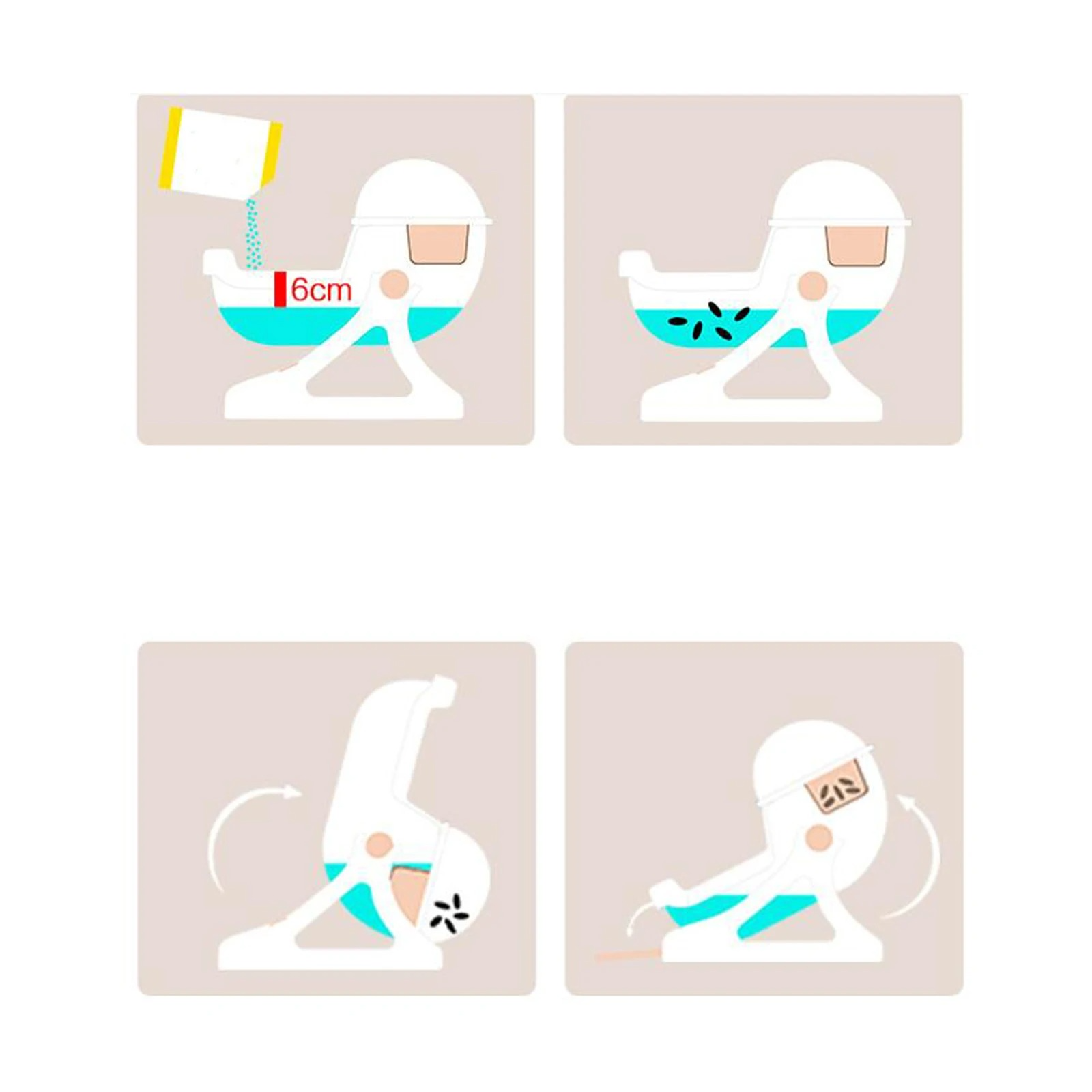 Maison de Toilette pour Chat  thumbnail 4