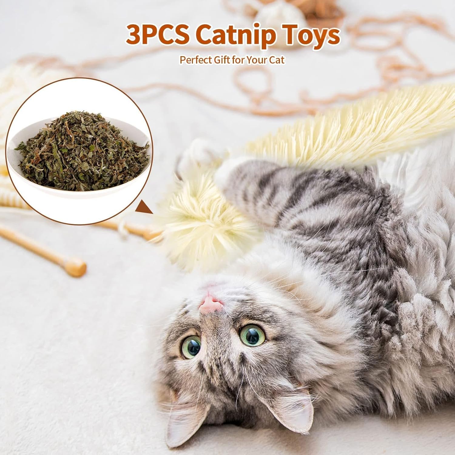 Jouet Interactif en Peluche pour Chat thumbnail 3