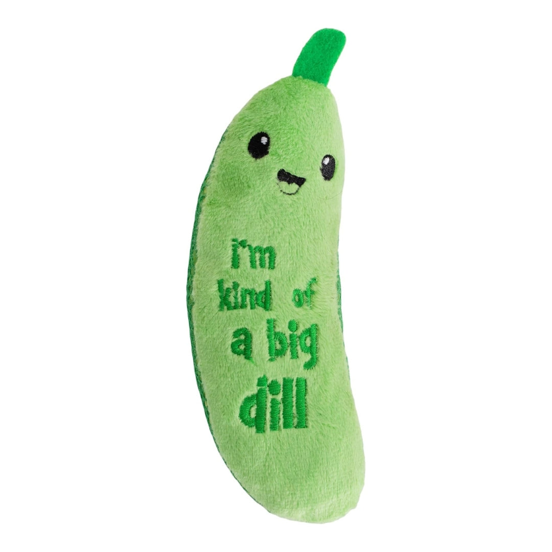 Cat Kicker Toy with Catnip – Crunchy Plush Pickle for Active Play thumbnail 4