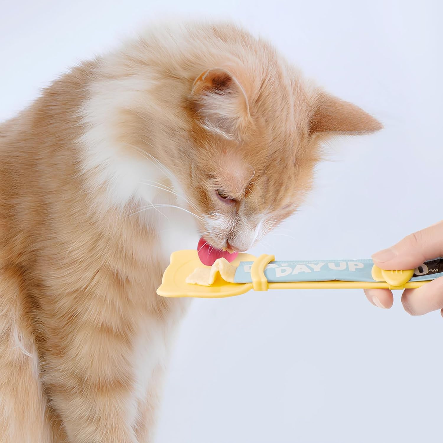 Cat Food & Treat Spoon Dispenser - Easy Feeding & Storage thumbnail 3