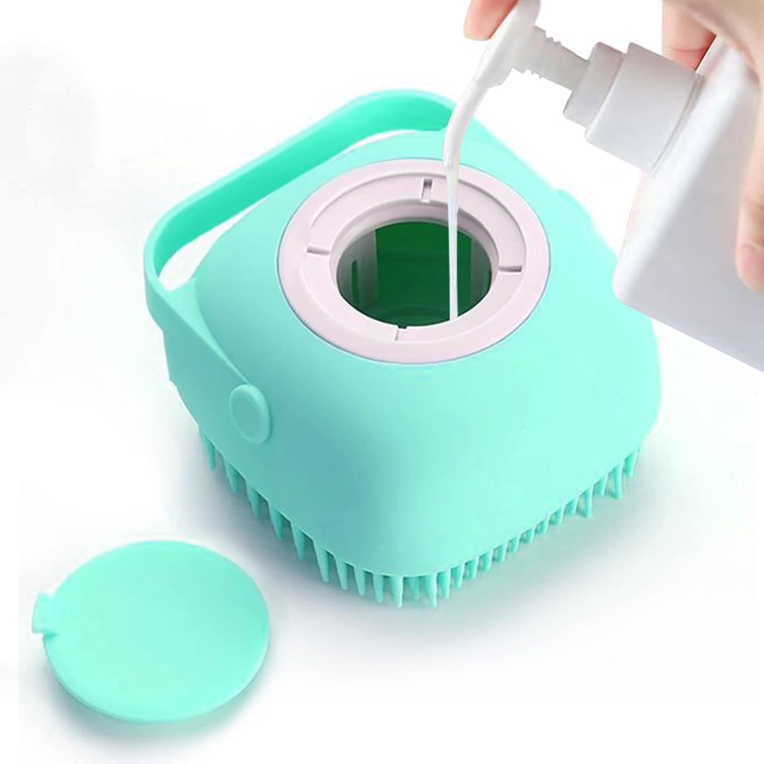 Portable Pet Bathing and Massaging Brush thumbnail 1