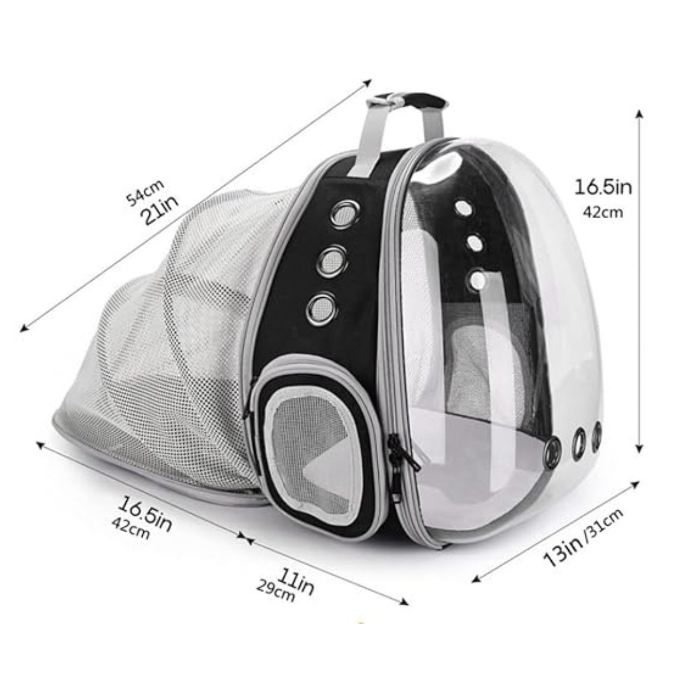 Expandable Bubble Cat Carrier Backpack – Airline Approved