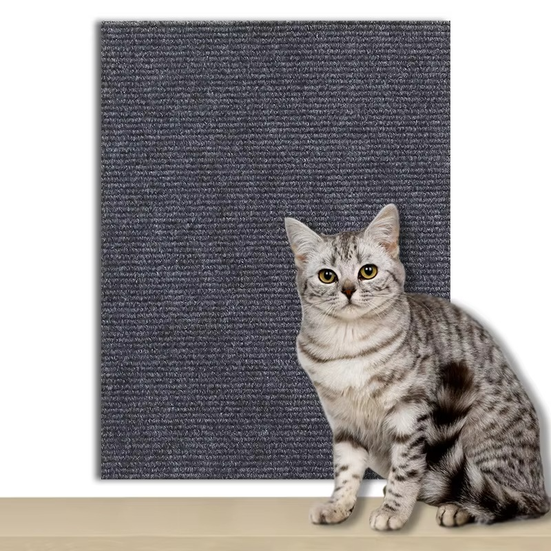 Self-Adhesive Cat Scratching Mat – Furniture Protector Rug thumbnail 4