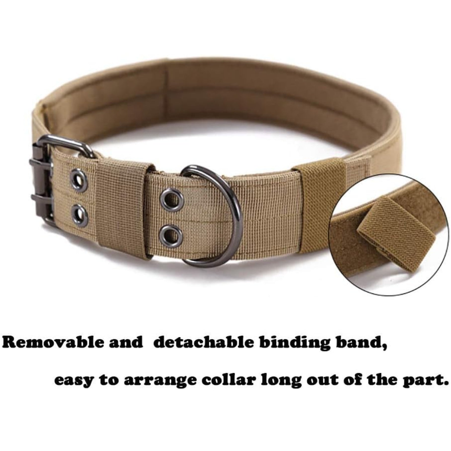Collar for Large Dogs – Heavy Duty Adjustable Nylon with Metal Buckle thumbnail 3