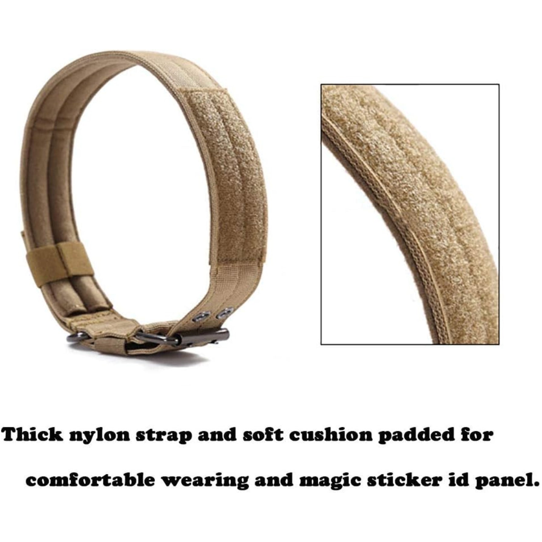 Collar for Large Dogs – Heavy Duty Adjustable Nylon with Metal Buckle thumbnail 4