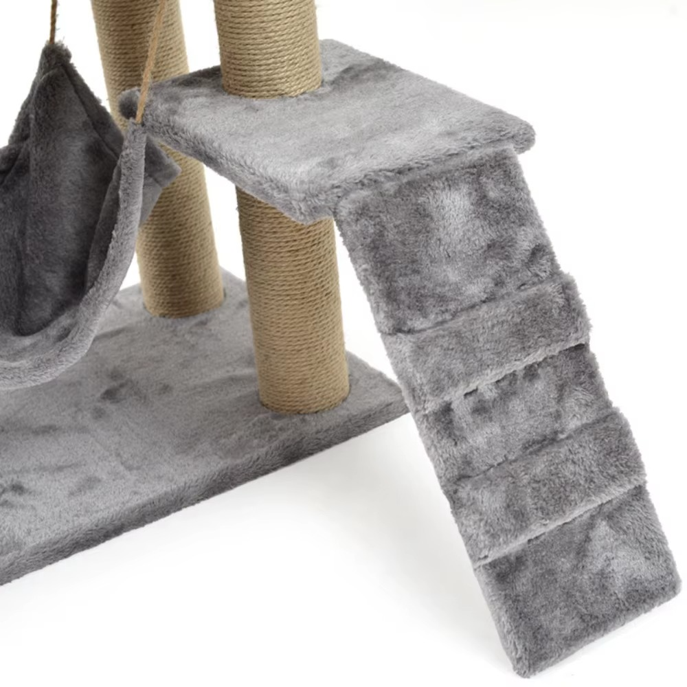 Cat Tree Tower – Multi-Level Scratching Post with Hammock thumbnail 3