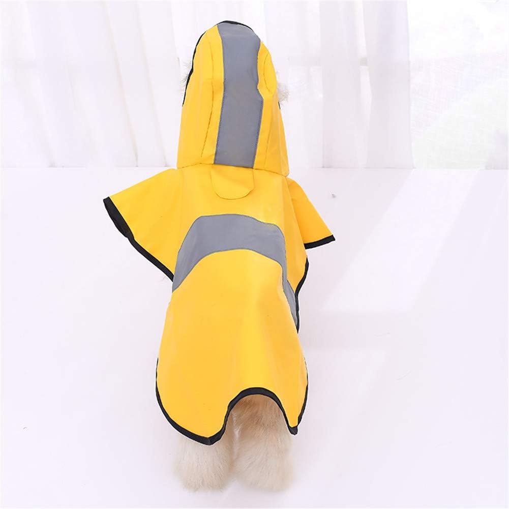 Waterproof Dog Raincoat – Hooded Poncho with Reflective Strips for Large Dogs thumbnail 2