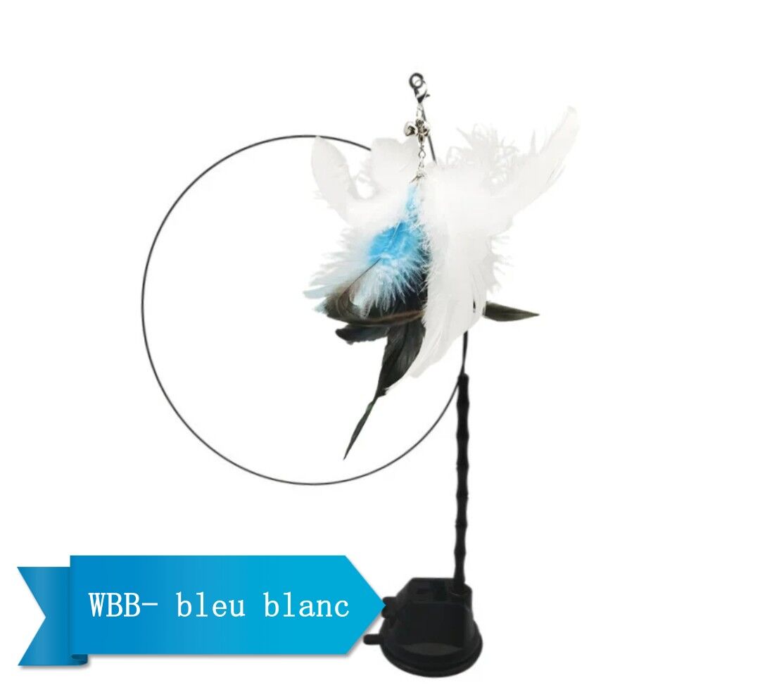Jouet Pour Chat Canne avec support WHITE &BLUE