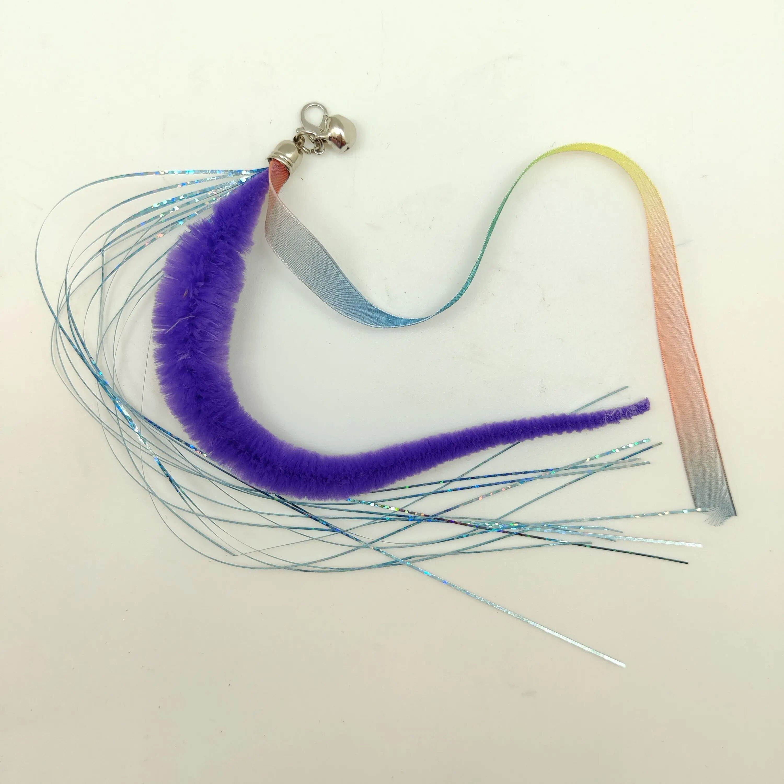 Jouet Pour Chat Canne à Peche Caterpillar Mauve