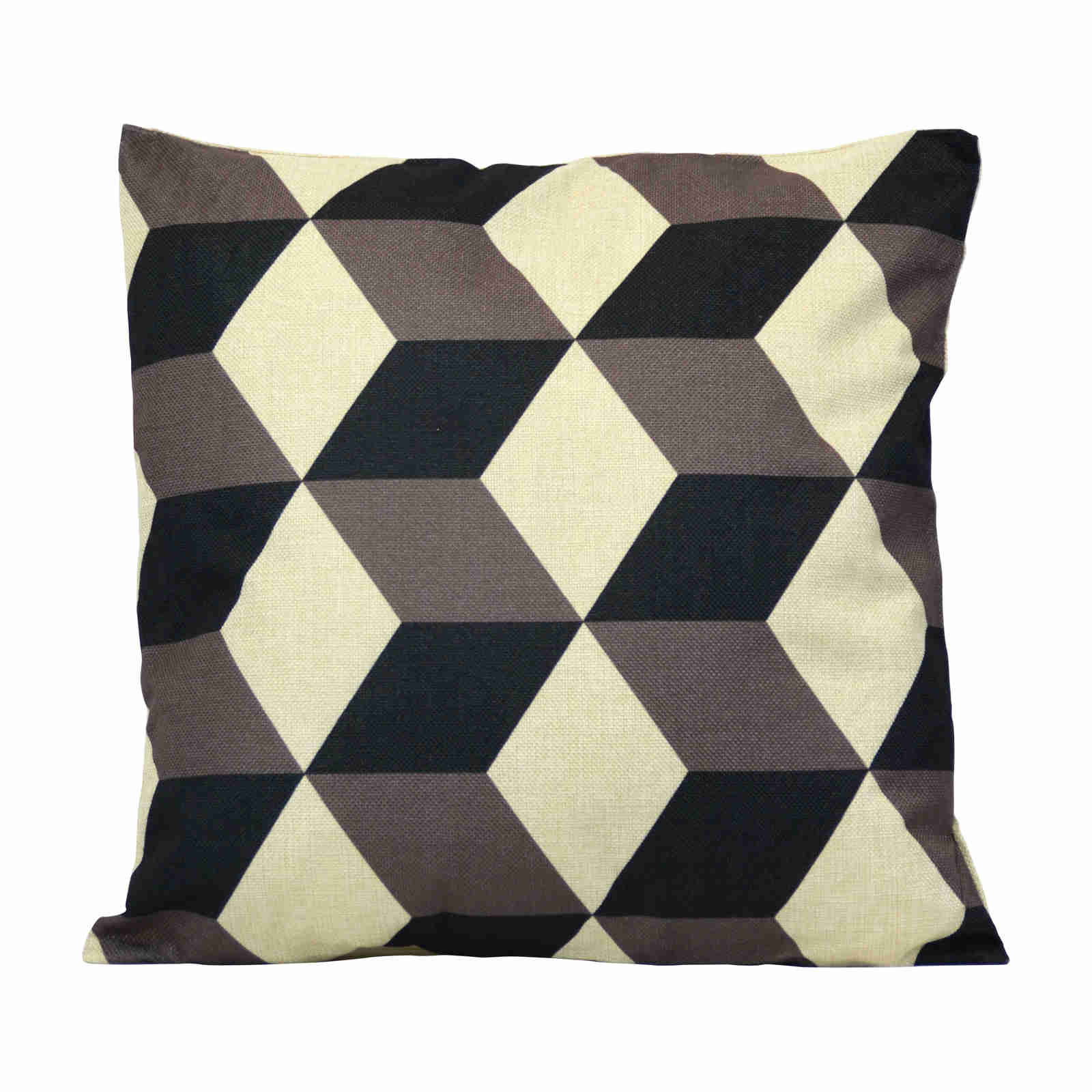 Coussin Shadow Garni En Coton 45x45 Avec Fermeture Éclair