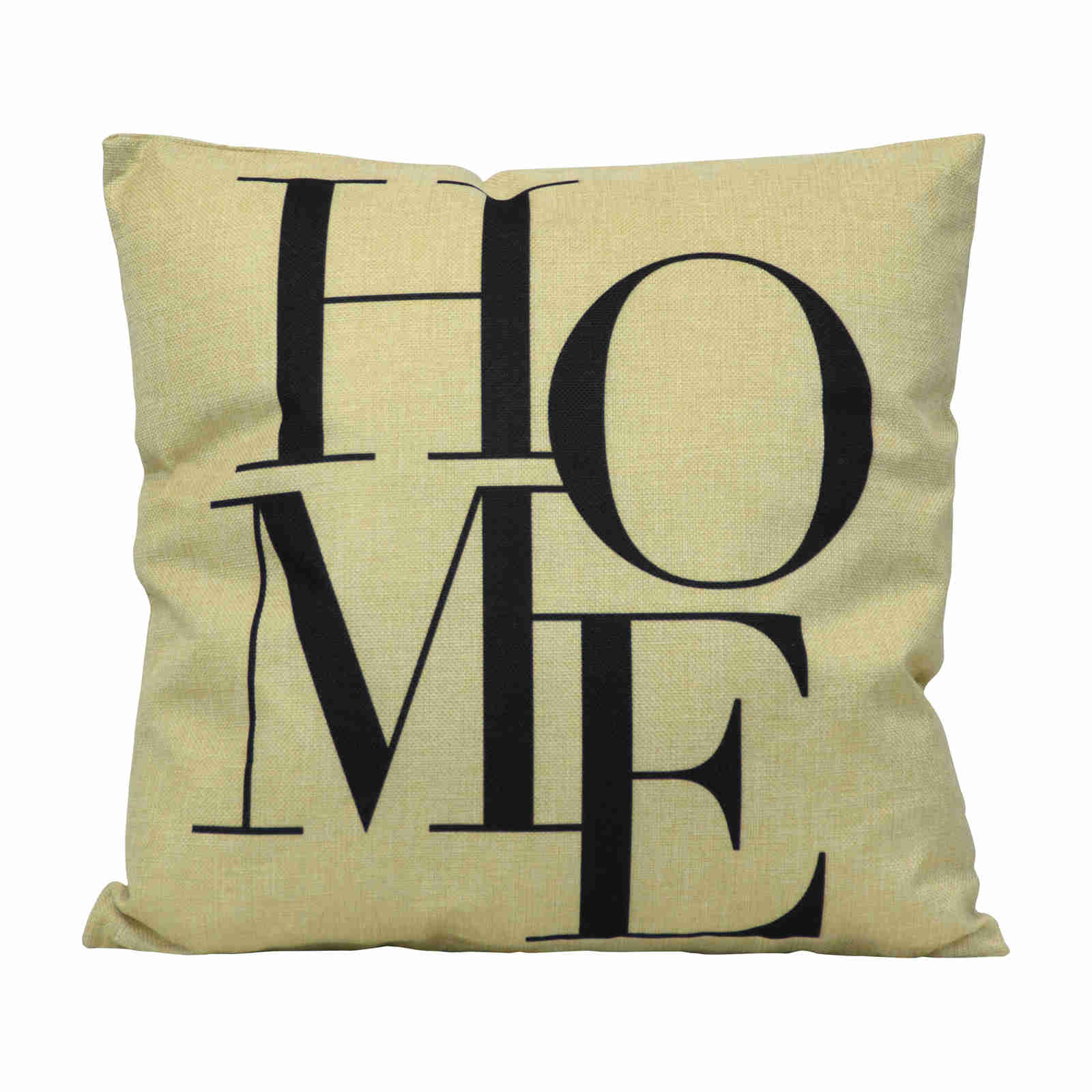 Coussin Home Garni En Coton 45x45 Avec Fermeture Éclair