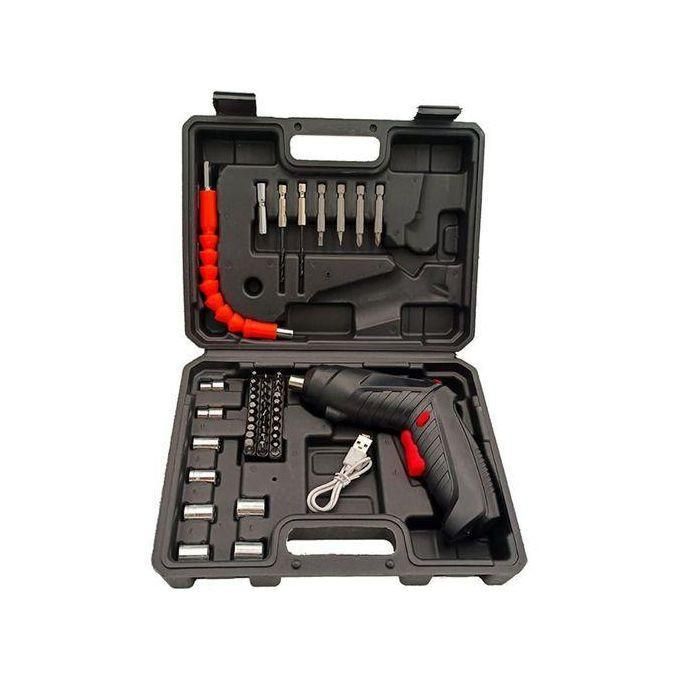 Perceuse Électrique Rechargeable Multifonction avec Accessoires