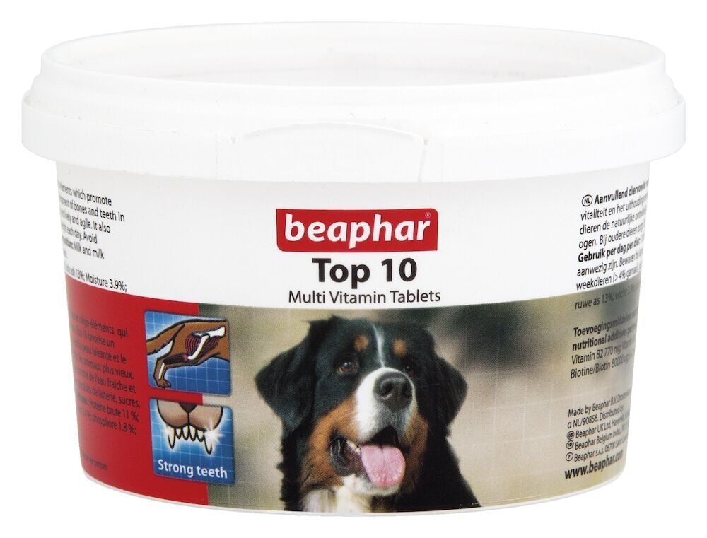 Beaphar Top 10 Multivitamin Canin Tablets 180pc.