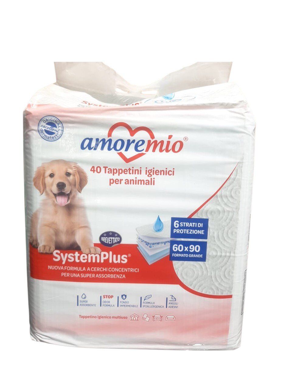 Amoremio Tapis Hygiénique 60x90 40 pcs.