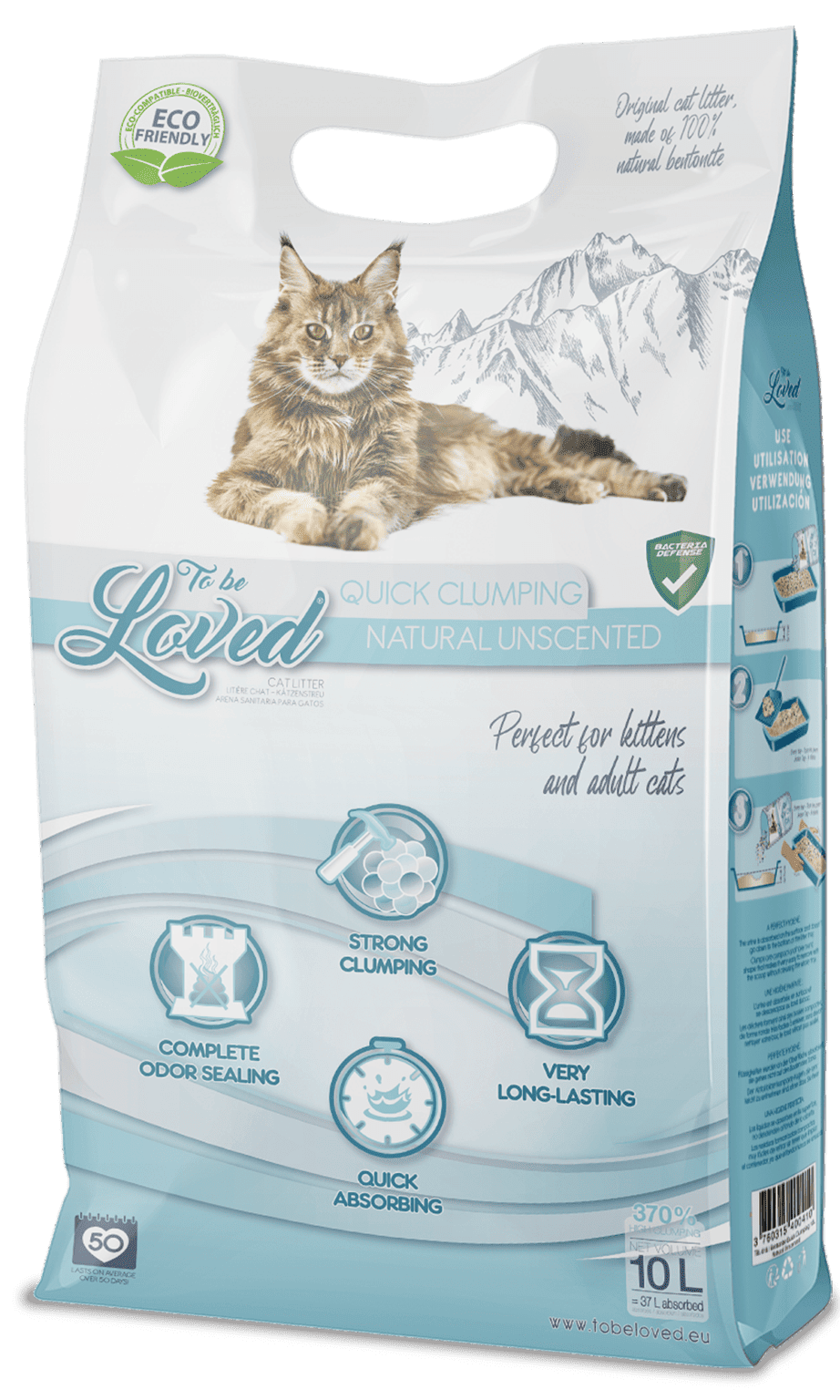 TOBELOVED Litiére Natural Unscented 10L