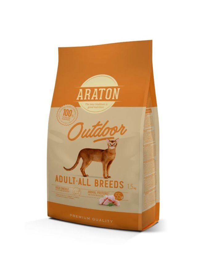 Croquette Pour Chat Adulte Actif Poulet Et Dinde 1,5 Kg