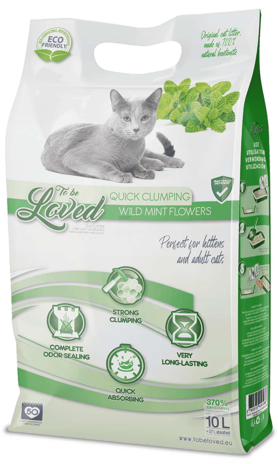 TOBELOVED Litiére Wild Mint Flowers 10L