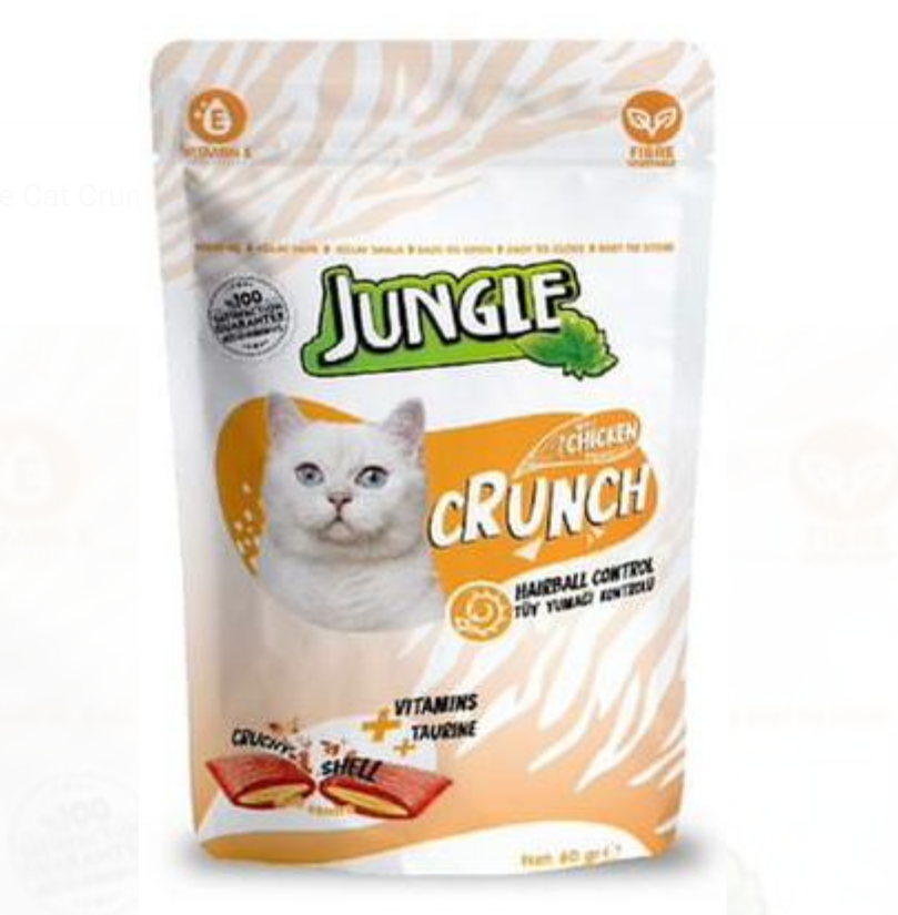 Jungle Cat Crunch ( Hairball Control ) Chicken 60 g