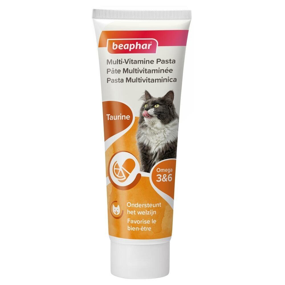 Beaphar multivitaminée à la taurine et aux omégas pour chat 100g