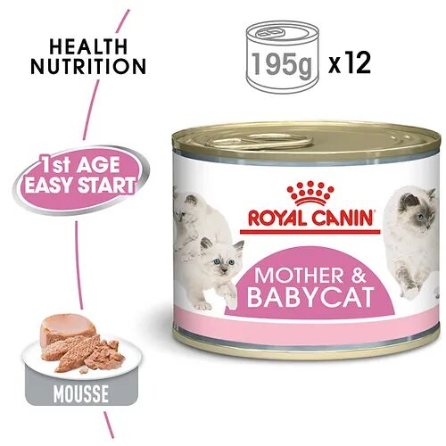 Royal Canin Mother &amp; Babycat mousse 195g