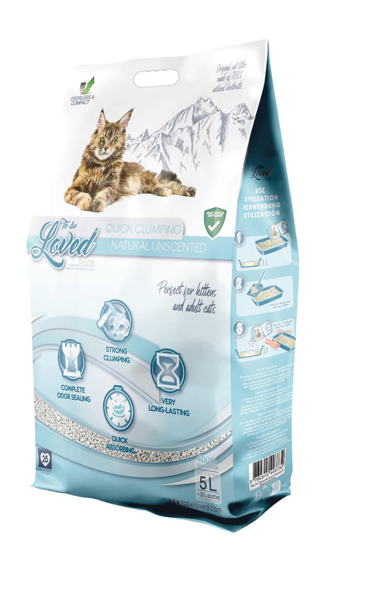 Litiére Natural Unscented 5L