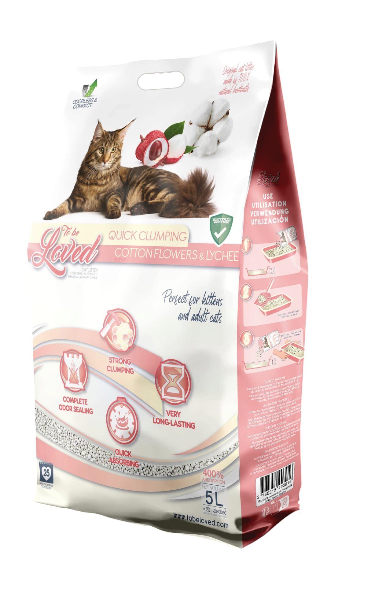 Litiére Cotton Flowers & Litchi 5L