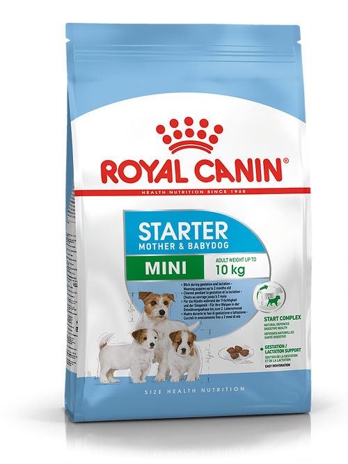 Croquettes pour chienne et chiot - Mini starter M&B 1 Kg - Royal Canin