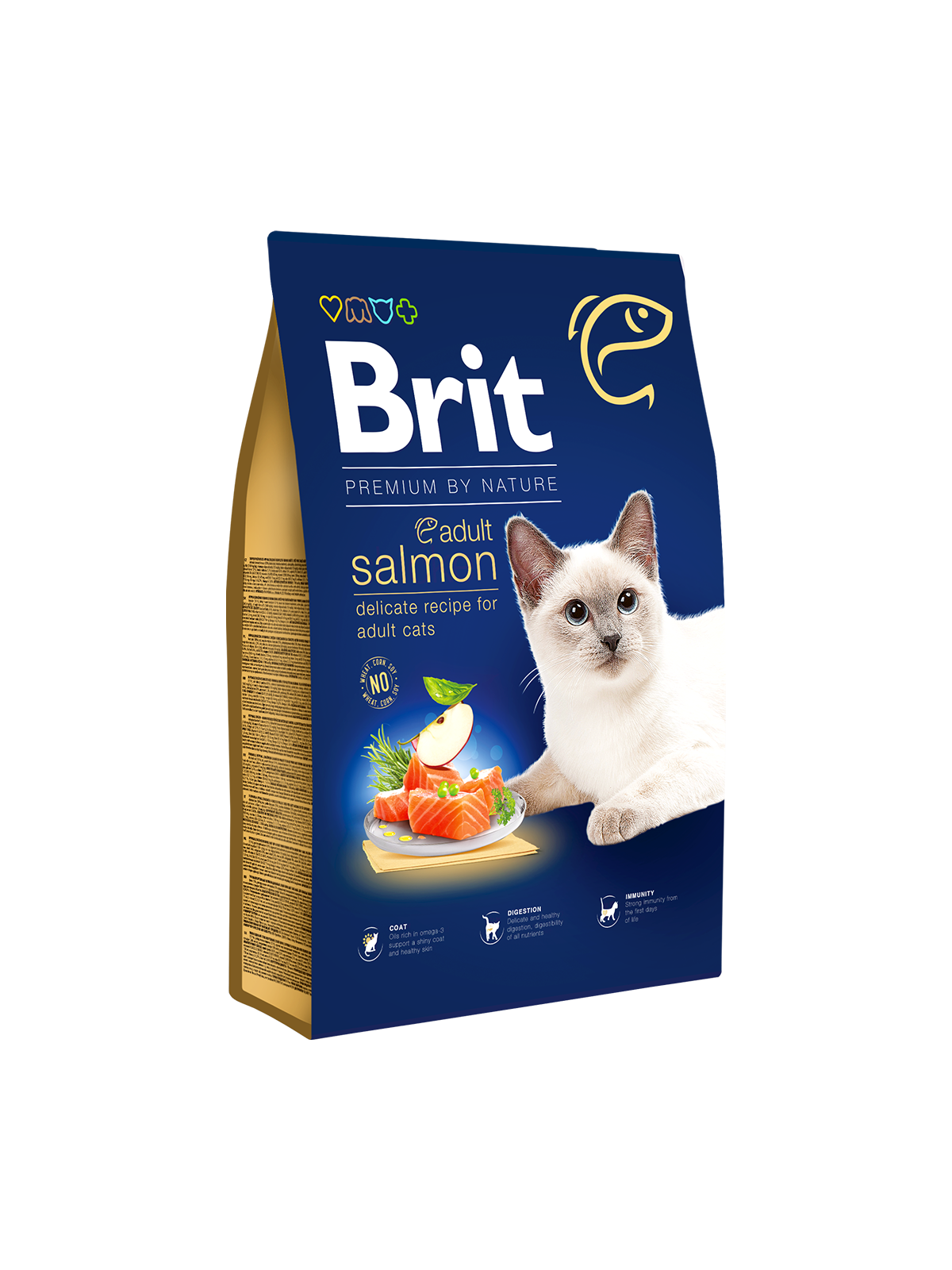 Croquette Pour Chat Adulte Brit Premium By Nature Cat 1,5 Kg.
